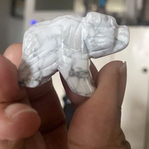 Howlite Polar Bear Crystal